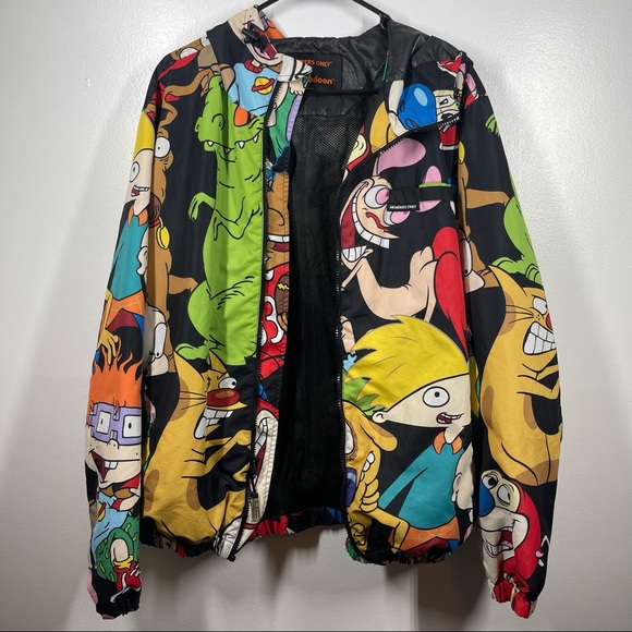 Members Only Nickelodeon Windbreaker Jacket - Picture 2 of 9